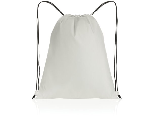 Mochila cuerdas RPET 190T Impact AWARE ™ Blanco detalle 9