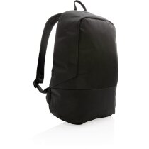 Mochila antirrobo RFID gris con compartimento portátil