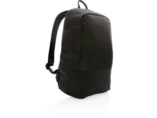 Mochila antirrobo Machakos RFID poliéster 20L para portátil Azul/negro detalle 23