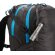 Mochila mediana Explorer de senderismo 26L sin PVC Negro/azul detalle 9