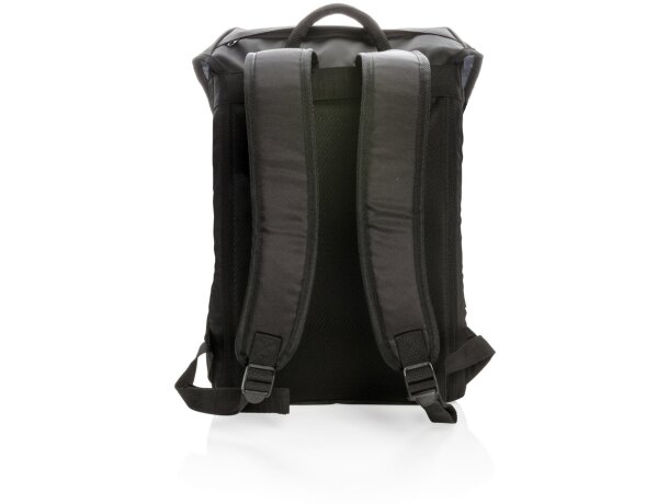 Mochila para portátil 17 con funda para tablet para poliéster Deluxe Negro detalle 3