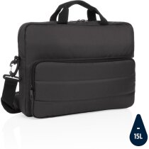 Maletín portátil rpet negro certificado 15,6