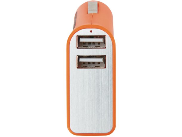 Cargador multifunción para el coche con usb Naranja/plata detalle 5