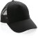 Gorra 5 paneles de algodón cepillado 190 gr Impact AWARE ™ Negro detalle 7