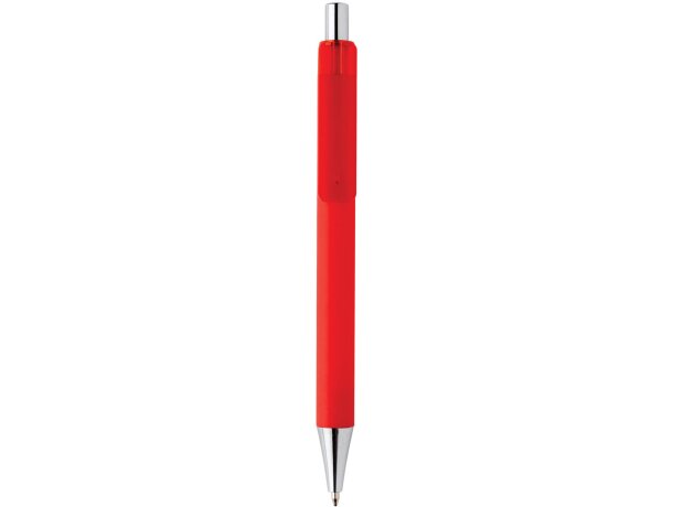 Bolígrafo suave X8 Rojo detalle 25
