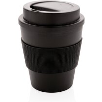 Taza reutilizable 350ml con funda silicona