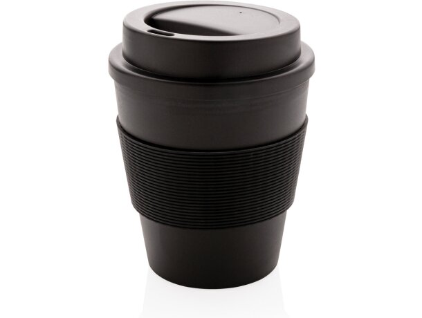 Tazas personalizadas baratas reutilizables 350ml funda silicona Verde detalle 31