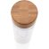 Botellas para niños publicitarias con tapa de bambu tritan 640ml Transparente detalle 5