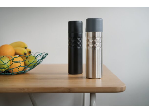 Termos acero inoxidable moderno 500 ml Mosa Negro detalle 5