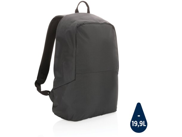 Mochila para profesores barata personalizable con bolsillo rfid y antirrobo Azul marino detalle 22