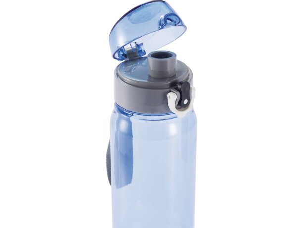 Botella tritan con tapón de bloqueo 600 ml Azul/gris detalle 17