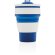 Tazas plegable de silicona Azul detalle 28