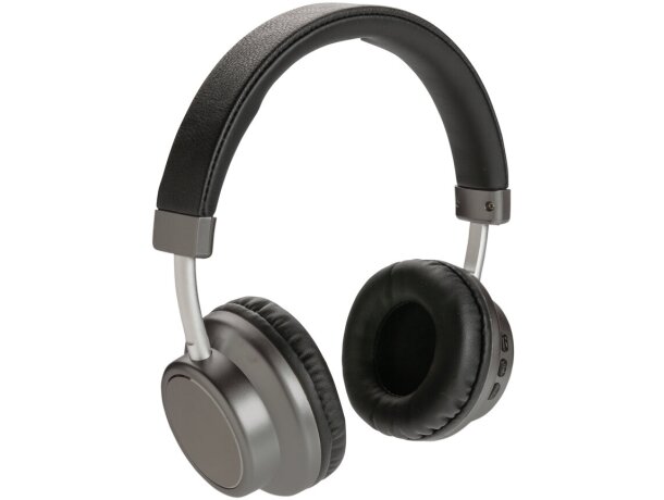 Auriculares Swiss Peak V3 inalámbricos carcasa aluminio plegables Gris/negro detalle 8