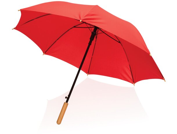 Paraguas ecológico automático RPTE hecho con pongee con logo