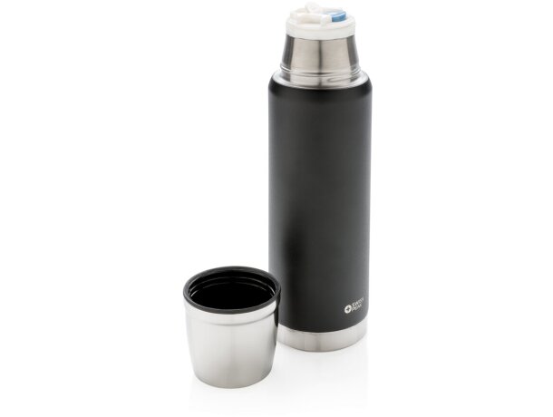 Termo Swiss Peak Elite de cobre al vacío 0.5L Negro detalle 1