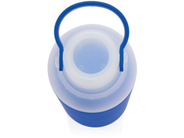 Botella de agua Glass con funda de silicona Azul detalle 11