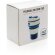 Tazas plegable de silicona Azul detalle 29