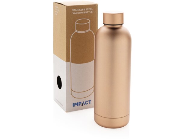 Botellas termo personalizadas acero inoxidable 500ml Impact Marron detalle 49