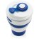 Tazas plegable de silicona Azul detalle 24