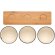 Set de cuencos Ukiyo de 3 piezas con bandeja de bambú Blanco/negro detalle 3