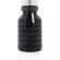 Botella de silicona plegable antigoteo con tapa Negro detalle 3