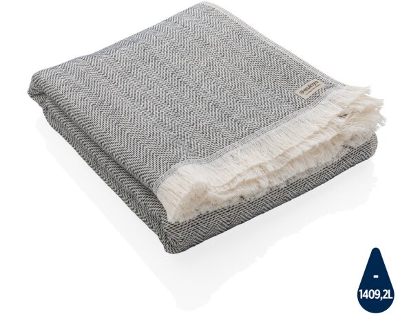 Toalla Hisako AWARE algodón reciclado 180x100 secado rápido Rosa detalle 27