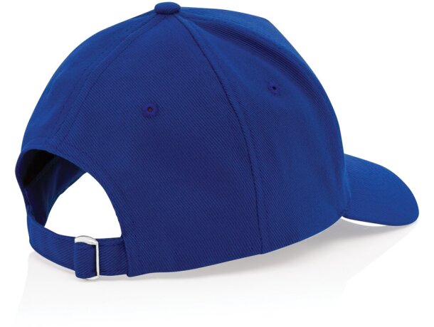 Gorra de algodón reciclado Impact 280gr con trazador AWARE™ Azul detalle 38