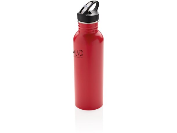 Botella de actividad acero inoxidable Deluxe Rojo detalle 53