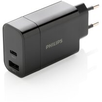 Cargador Philips 30W con puerto USB y tipo C