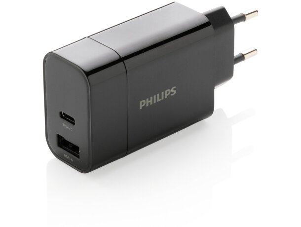 Cargador de pared PD ultrarrápido de Philips Negro detalle 7