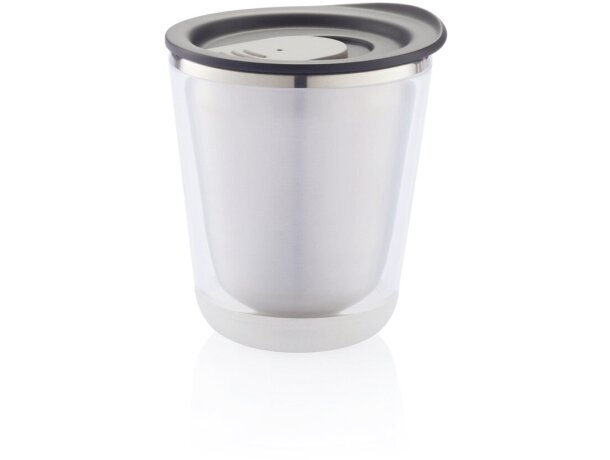 Taza térmica Dia acero inoxidable 227ml doble pared antigoteo Verde/gris detalle 50