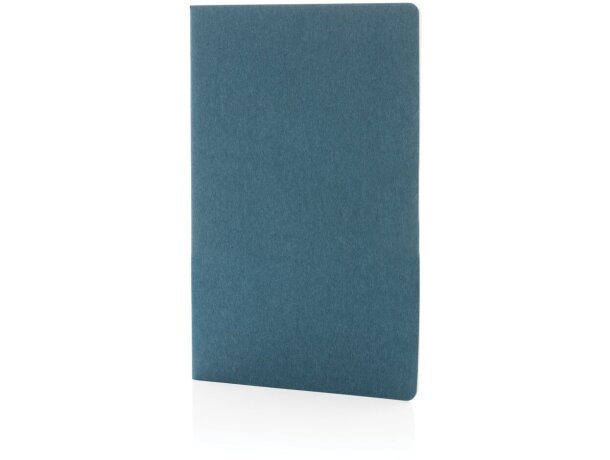 Libreta A5 de tapa blanda estándar FSC® Azul detalle 13