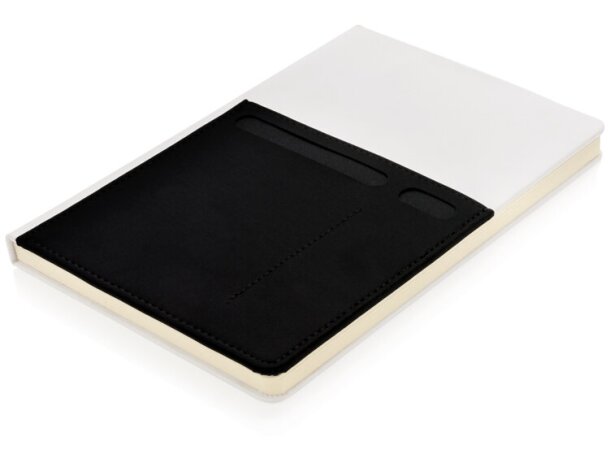 Libreta A5 Deluxe con bolsillos inteligentes Blanco detalle 10