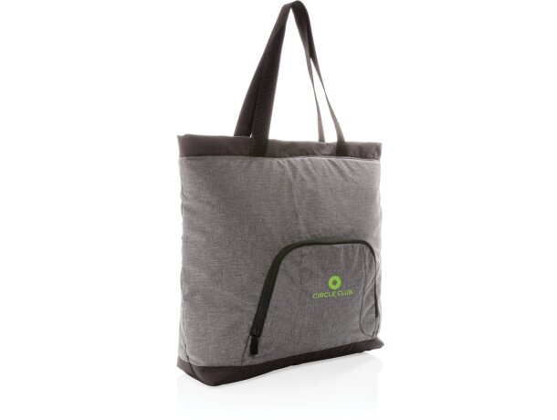 Nevera y bolsa Fargo RPET Gris detalle 7