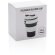 Tazas plegable de silicona Negro detalle 13