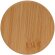 Vidrio de borosilicato de doble pared y tapa bambú 350ml Transparente detalle 4