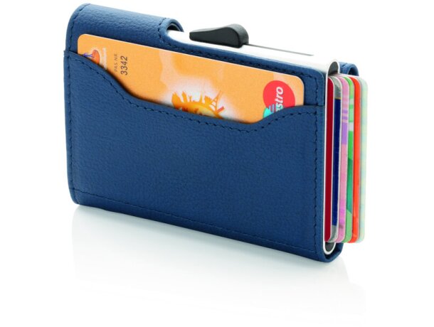 Cartera y tarjetero C-Secure RFID Azul detalle 19