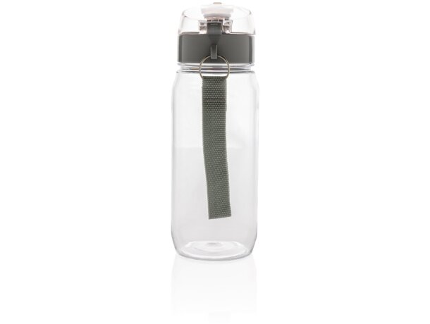 Botella tritan con tapón de bloqueo 600 ml Transparente detalle 3
