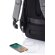 Bobby Hero XL, mochila antirrobo Gris/negro detalle 32