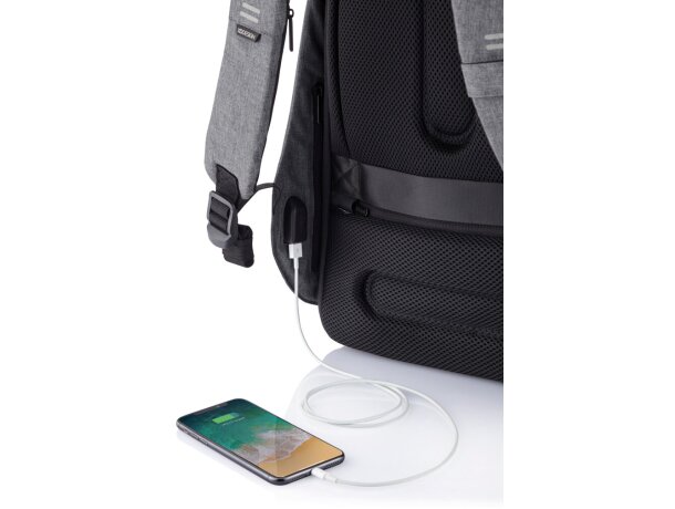 Bobby Hero XL, mochila antirrobo Gris/negro detalle 31