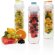 Bidón deportivo con compartimento para frutas de tritán 500ml Naranja detalle 26