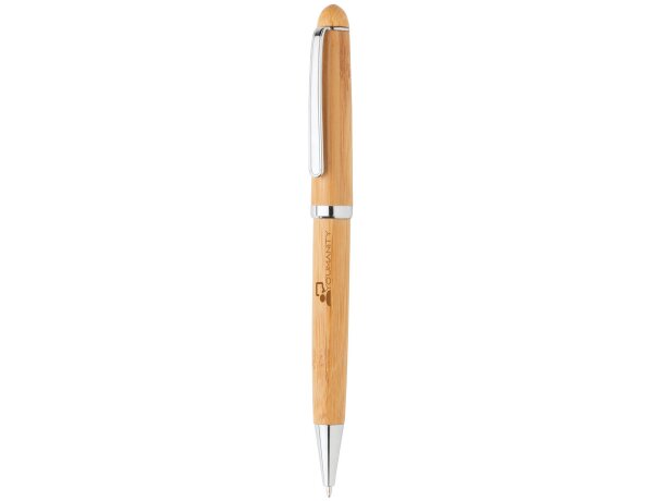 Bolígrafo de bambú en caja Marron detalle 5