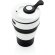 Tazas plegable de silicona Negro detalle 2