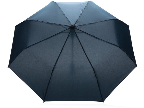Mini paraguas automático ecológico RPET 190T Impact AWARE ™ Azul marino detalle 12