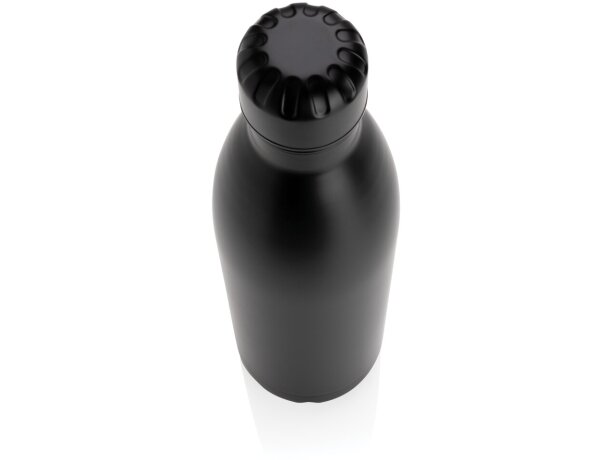 Botella de acero inoxidable al vacío de color sólido 750ml Negro detalle 2