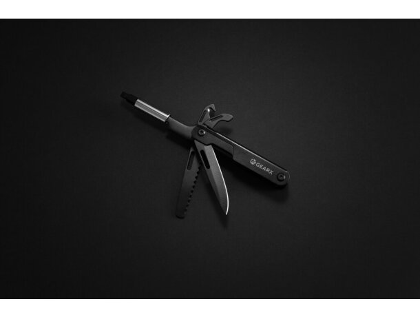 Multiherramienta de bolsillo Gear X Negro detalle 10