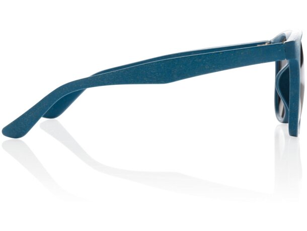 Gafas de sol ecológicas de fibra de paja de trigo ECO Azul detalle 10
