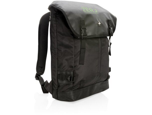 Mochila para portátil 17 con funda para tablet para poliéster Deluxe Negro detalle 5
