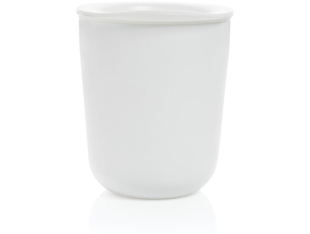 Taza de café antimicrobiana simplista Blanco detalle 21