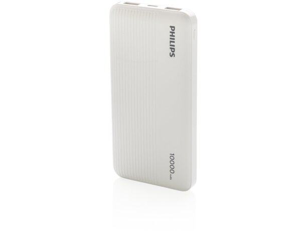 Powerbank fino Philips de 10.000 mAh Blanco detalle 1